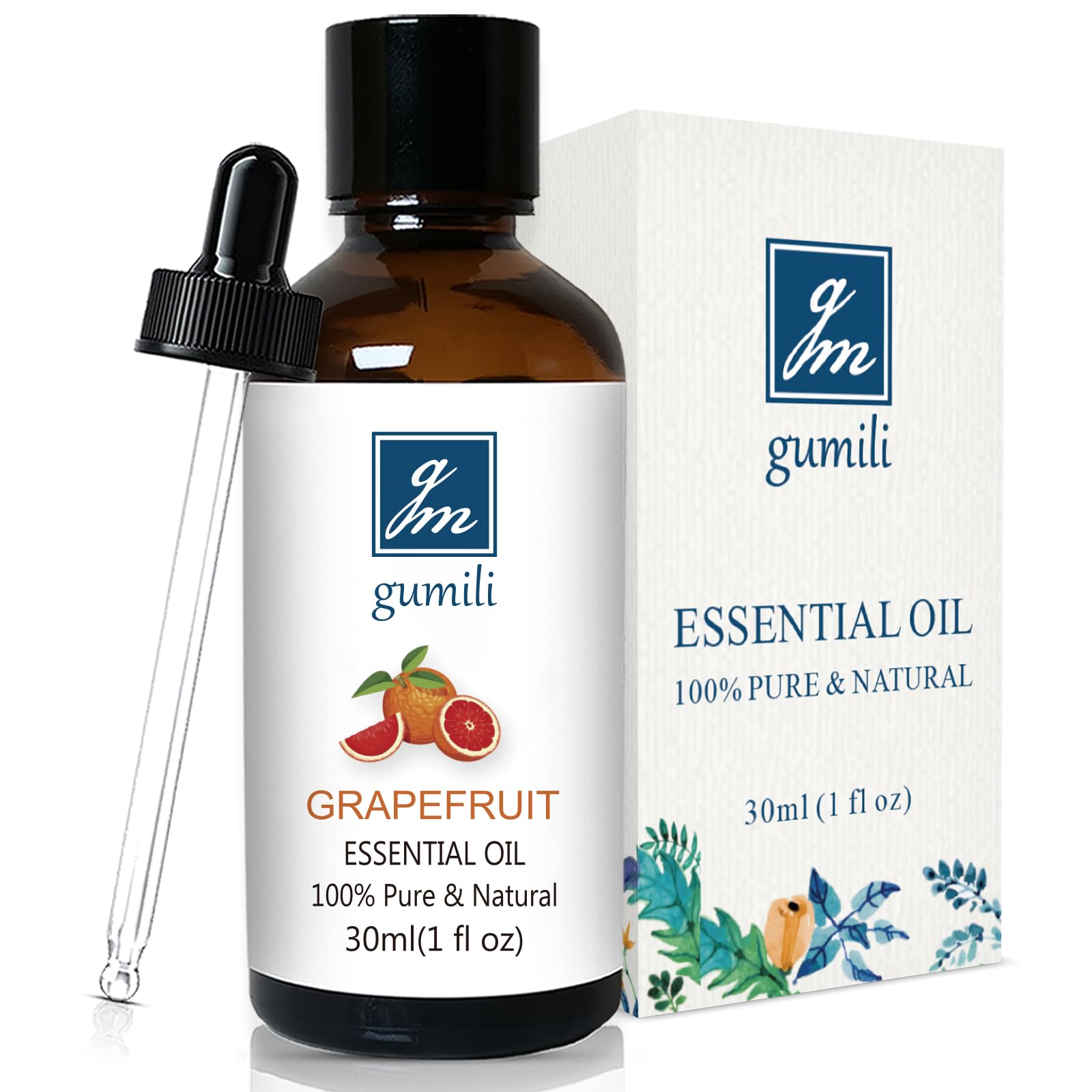 GM Gumili Grapefruit Essential Oil – for Diffuser, Skin, DIY Blends, 1 Oz