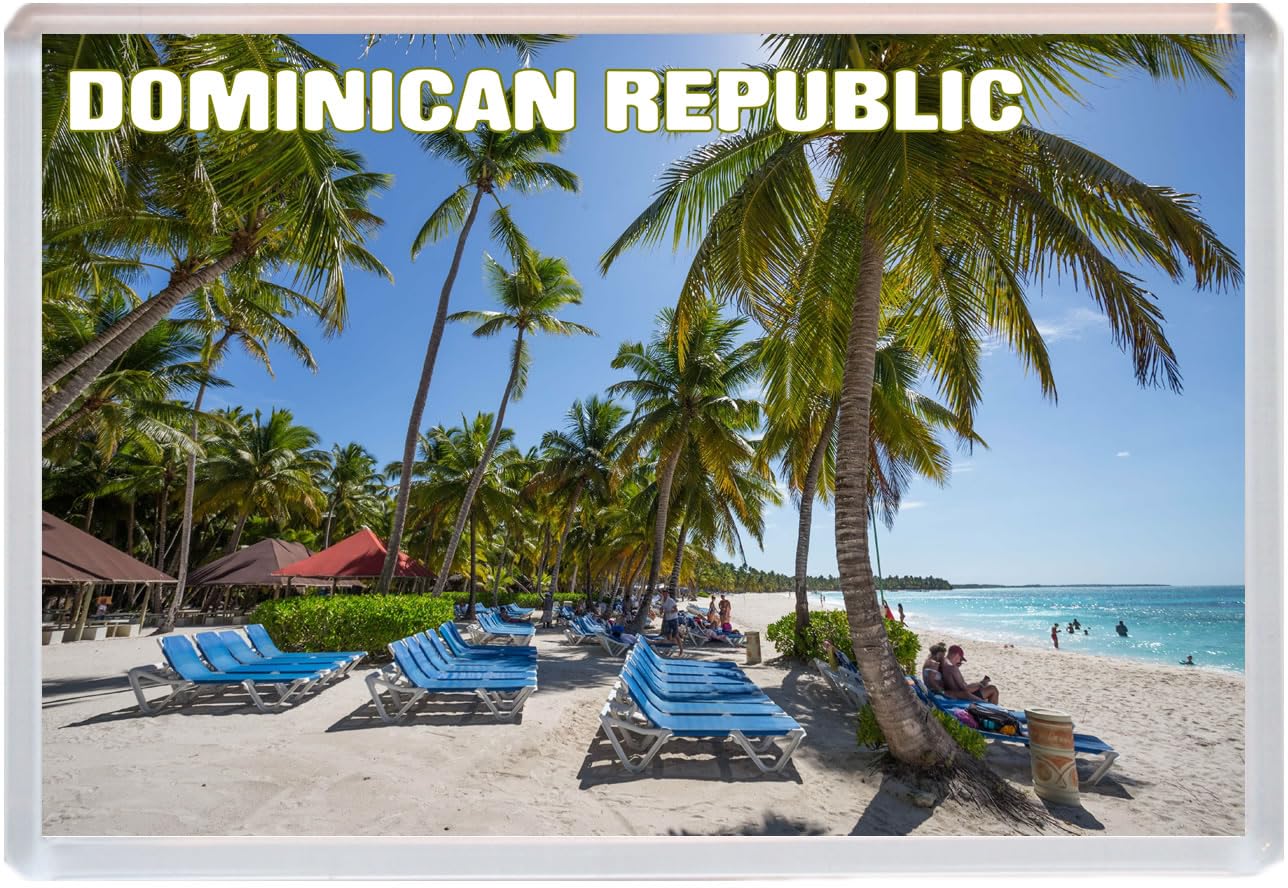 Baked Bean Store Multicolor Dominican Republic - Jumbo Fridge Magnet 96 X 67Mm Bbsfhm1578