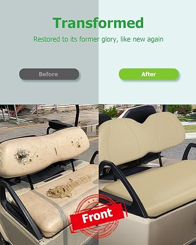 Miniatura 4 de Cojines de repuesto para asiento delantero para Club Car Precedent, asiento de carrito de golf para club car precedent asiento delantero inferior,