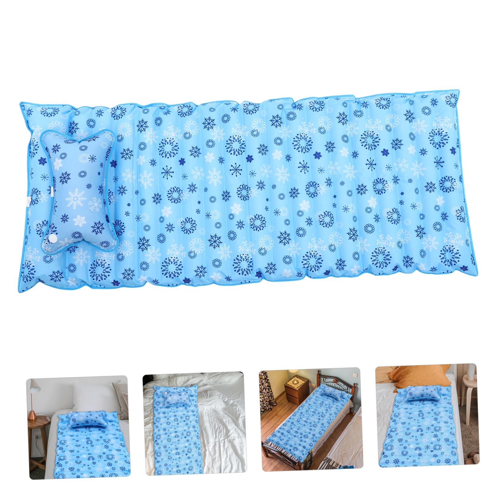 Uonlytech Water Bed Materasso Riempire Acqya in Pvc, e Inodore | Festa Estiva, Materasso Raffreddato ad Acqua, Materasso Raffreddamento per Adulti e Anziani
