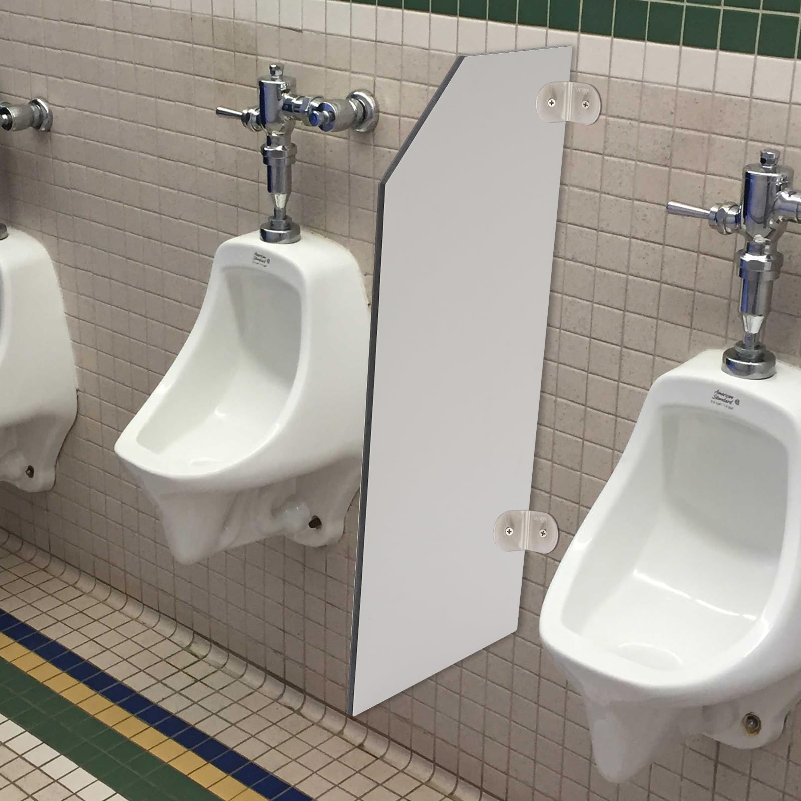 Urinal-Trennwand, 40 * 90cm WC Urinal Trennwand, Bidet Trennwand Toiletten Trennwand, Sichtschutz Toiletten Trennwand für Schulen Einkaufszentren öffentliche Orte Kindergärten Büros