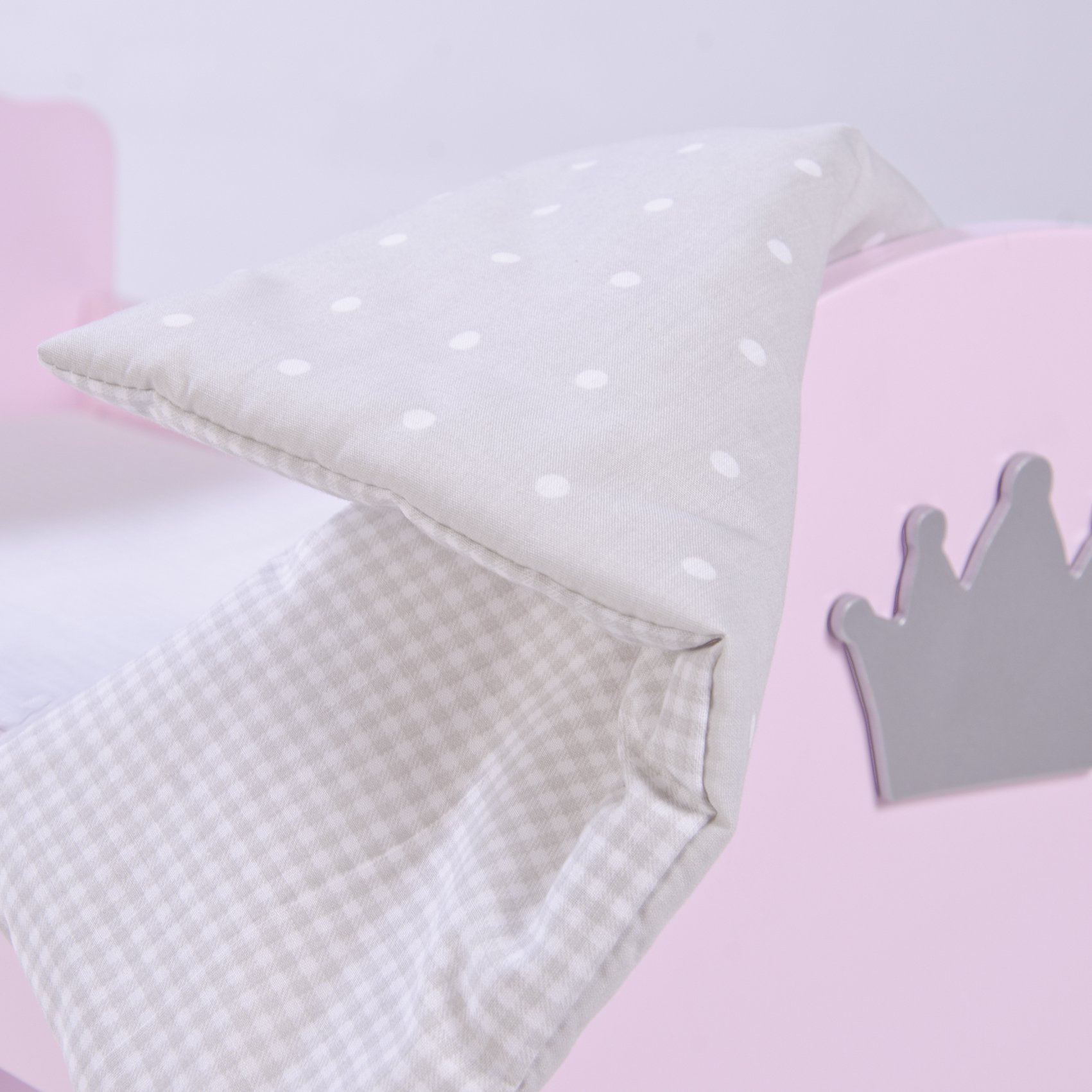 roba Doll Bed from the 'Sophie' Series, including textile equipment, bedding, and canopy, pink, 1 Stück (1er Pack) - Image 2