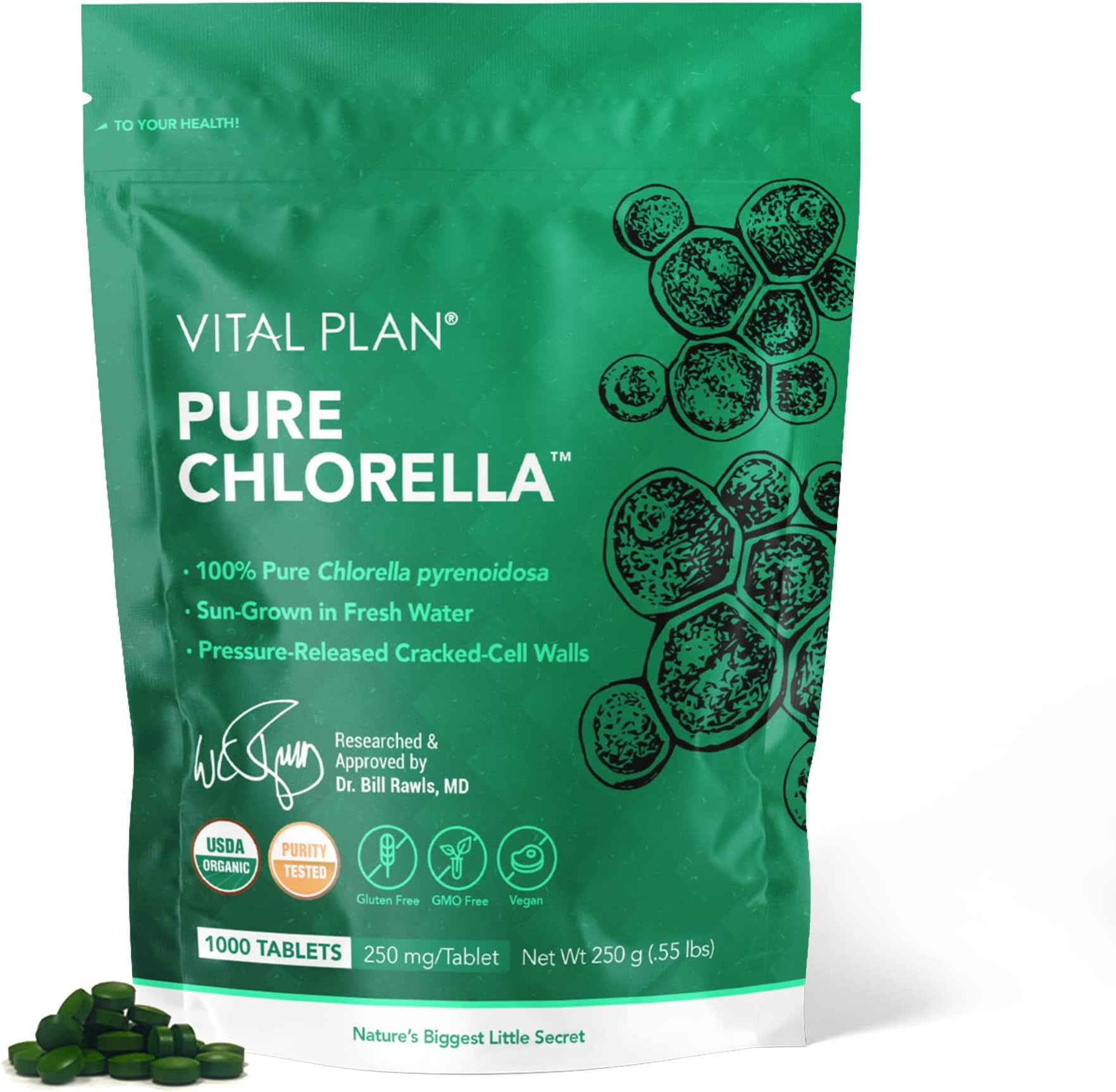 Amazon.com: Chlorenergy Chlorella Tablets, 200 Mg, 300 Count : Health ...
