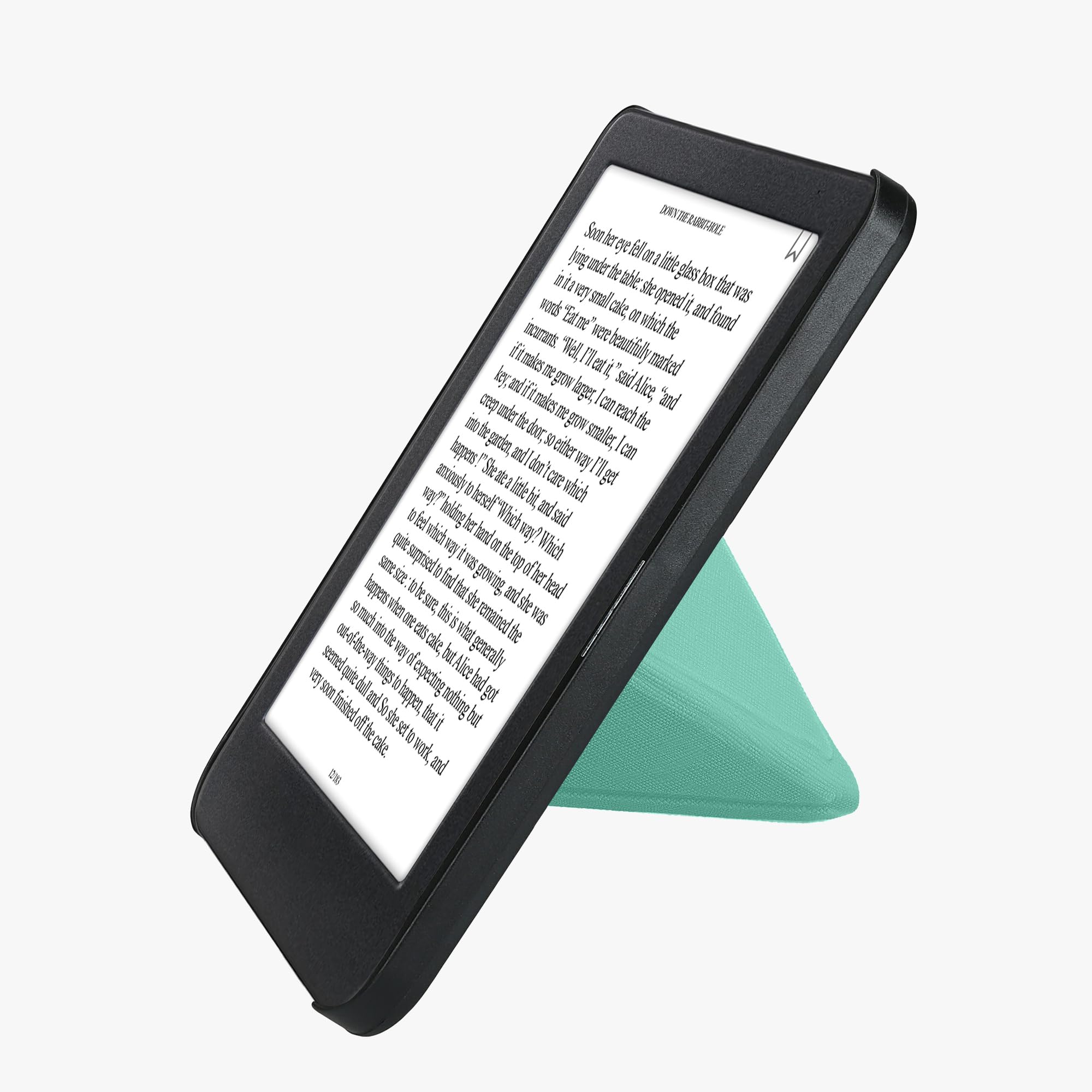 kwmobile Custodia Pieghevole Compatibile con Kobo Clara BW/Colour Cover - Cover Magnetica Pelle PU eReader con Stand - menta