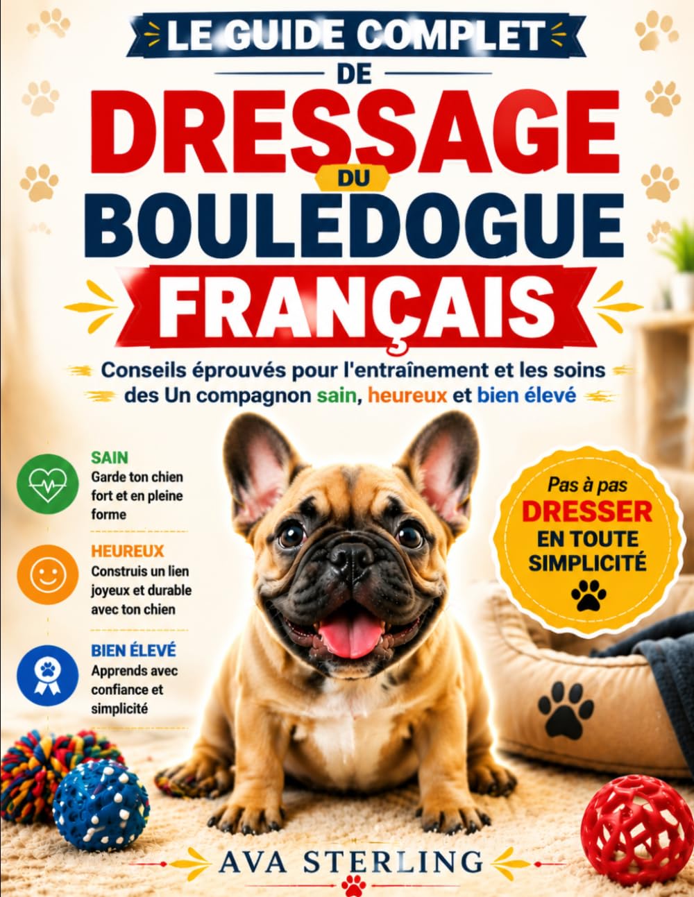 LE GUIDE COMPLET DE DRESSAGE DU BOULEDOGUE FRANÇAIS: Conseils éprouvés pour l'entraînement et les soins des Un compagnon sain, heureux et bien élevé