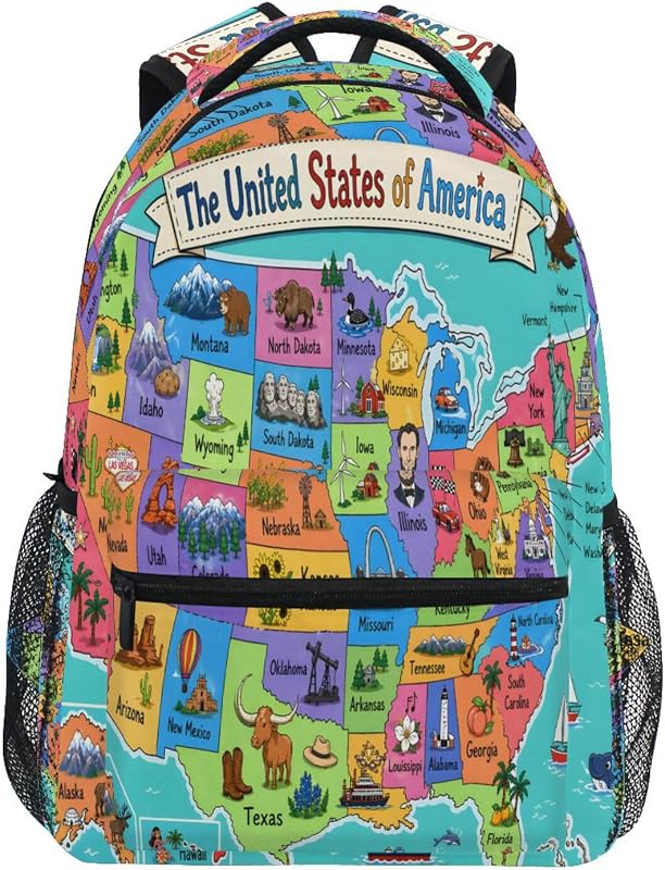 Horse Backpack for Girls Elementary Boys School Bookbags Shoulder Bag Travel Laptop Daypack