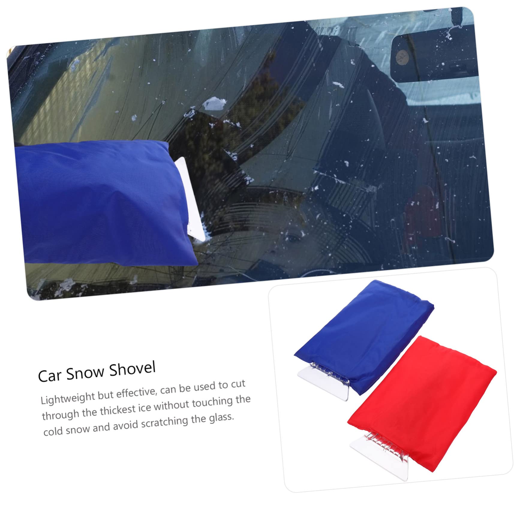 SUPVOX Car Snow Broom Shovel Set Glove and Ice Shovel for Winter Snow Remover Tool