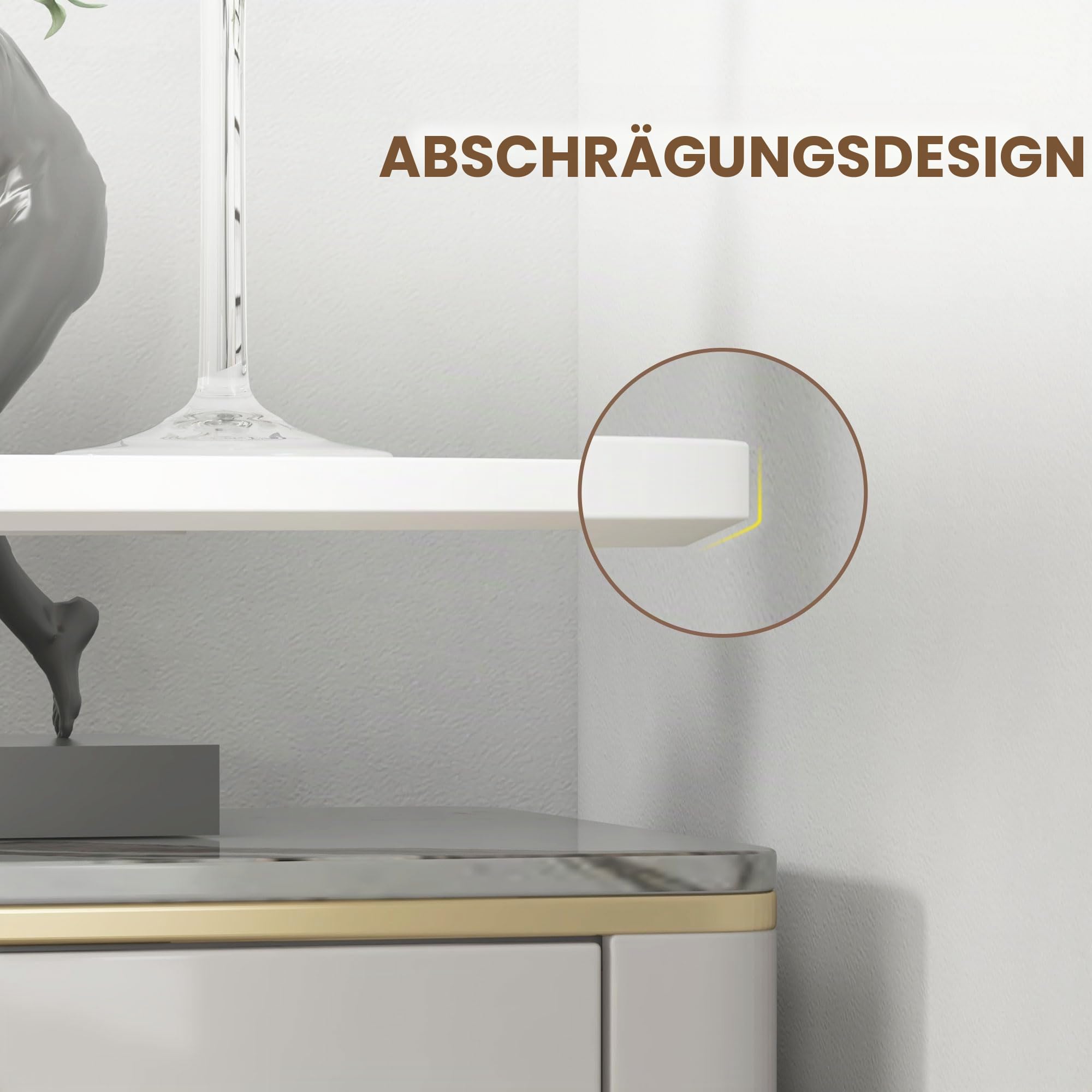 HOMCOM Bartisch Stehtisch Rund Bistrotisch Ø60 x 102 cm Weiß