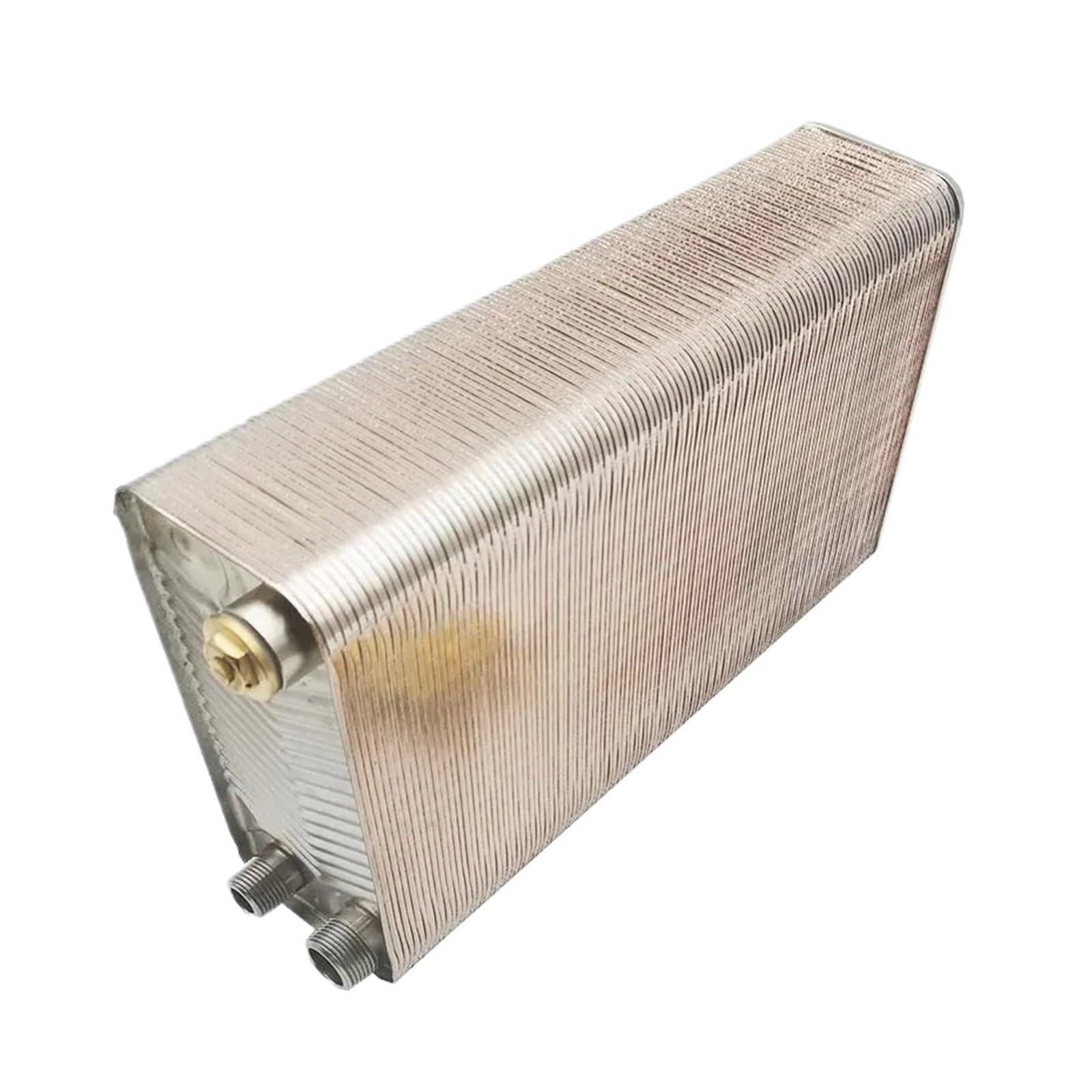 Heat Exchanger 120 Plates Stainless Steel Brazed Plate Type Water Heater Chiller Cooler Counter Flow Chiller(Different Side)