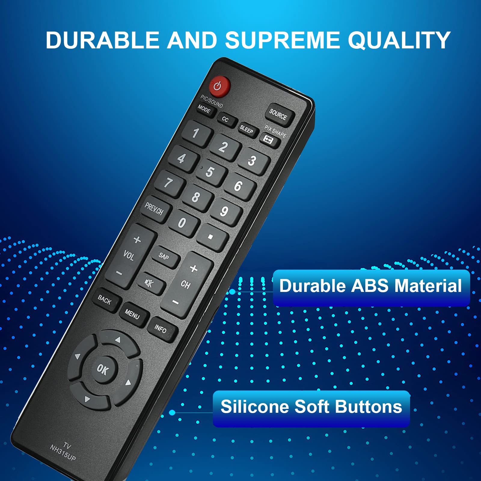 Telecomando Sostitutivo Per TV Sanyo CE32LD81-B | Ergonomico, Facile Da Usare, Ricambio Originale Compatibile