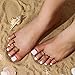 Titayen 6pcs Gold Toe Rings for Women Adjustable Band Rings Open Toe Ring Set Beach Foot Jewelry Adjustable (gold)
