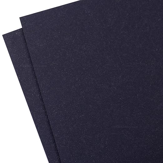 KYDEX Thermoform Sheet - (Type V) - (P1 Texture) - (0.080 Thickness) - (12in x 12in Sheets) - (Black) - (2 Pack) - for Holster Making, Cosplay, Airsoft Armor, Keel Guards