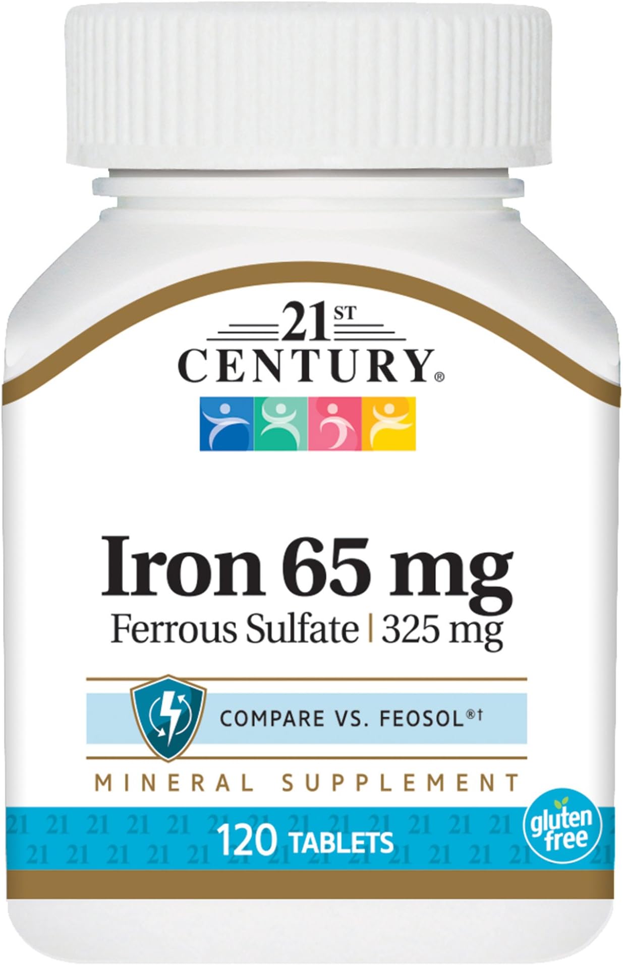 21st Century Health Care, Iron 65 mg, 100 Tablets by 21st Century Health Care