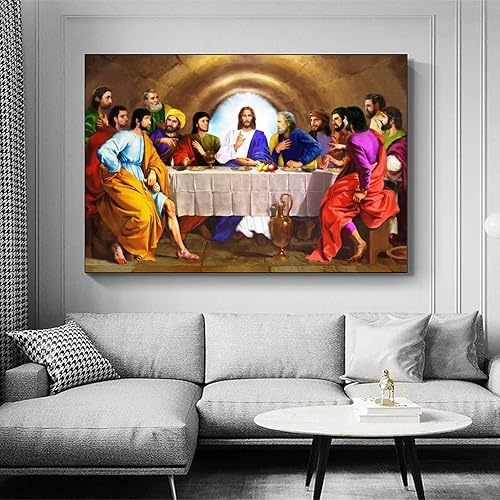Miniatura 3 de VJS Póster de The Last Supper - Póster artístico de pared y arte de pared, póster moderno para decoración de dormitorio familiar, 16 x 24 pulgadas