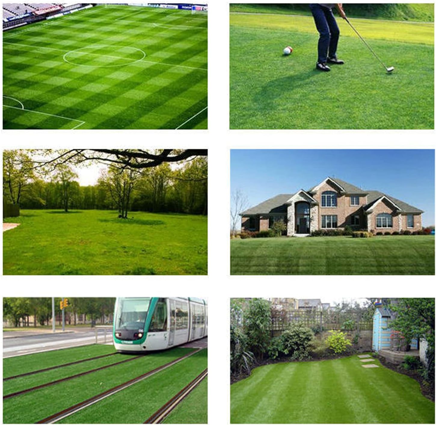 TYFYB 3FT X 33FT (99 Square FT) Artificial Grass Deluxe Synthetic Thick Lawn Pet Turf for Garden Backyard Patio Balcony Indoor/Outdoor Landscape,with Drain Holes,High Density,1.37'' Pile Height