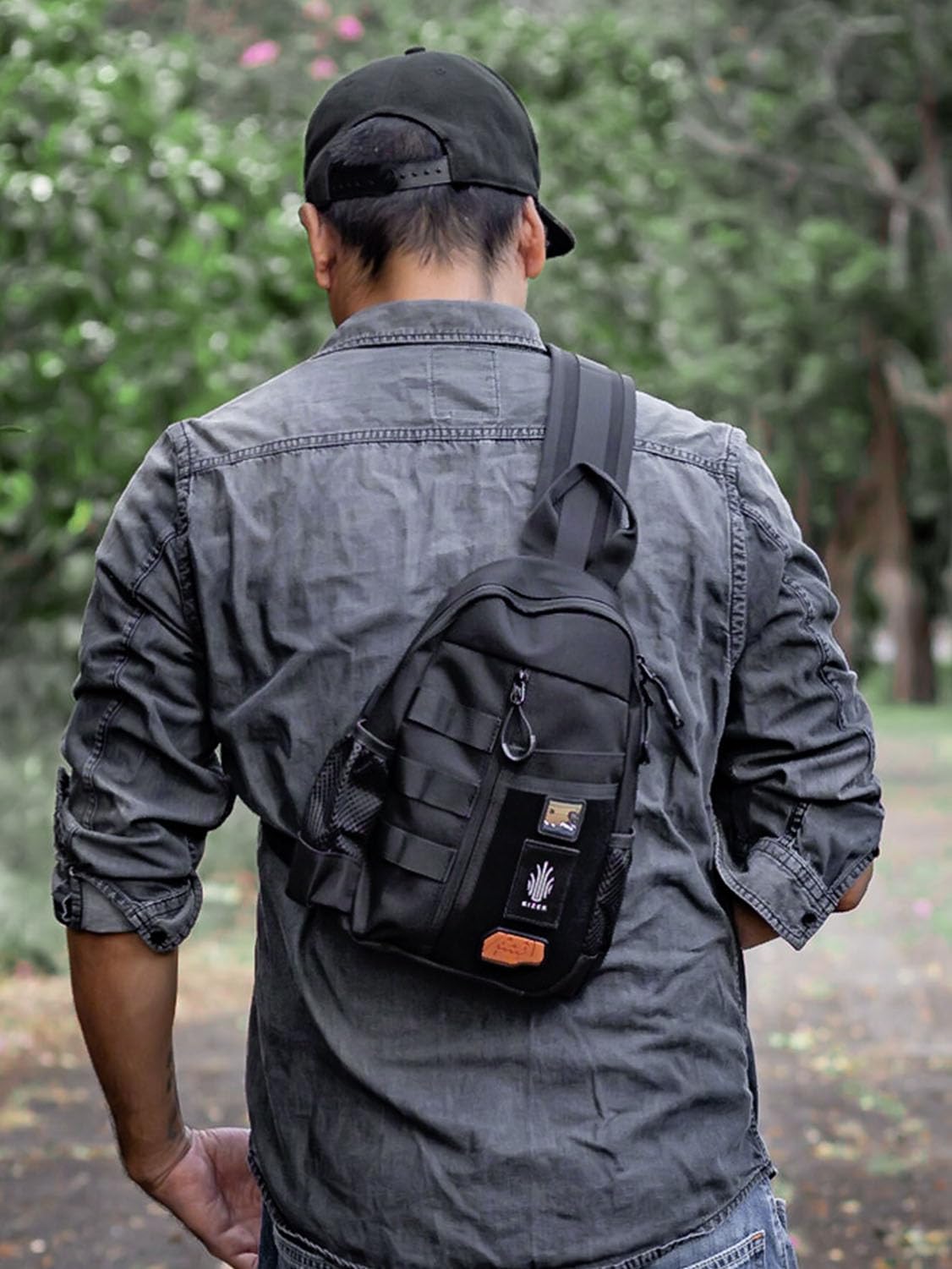 VIPERADE CHS1 Cross Body Bag 1000D Hiking Backpack,Travel Hiking Chest Tactical Fanny Pack Crossbody Sling Bag for Women Men