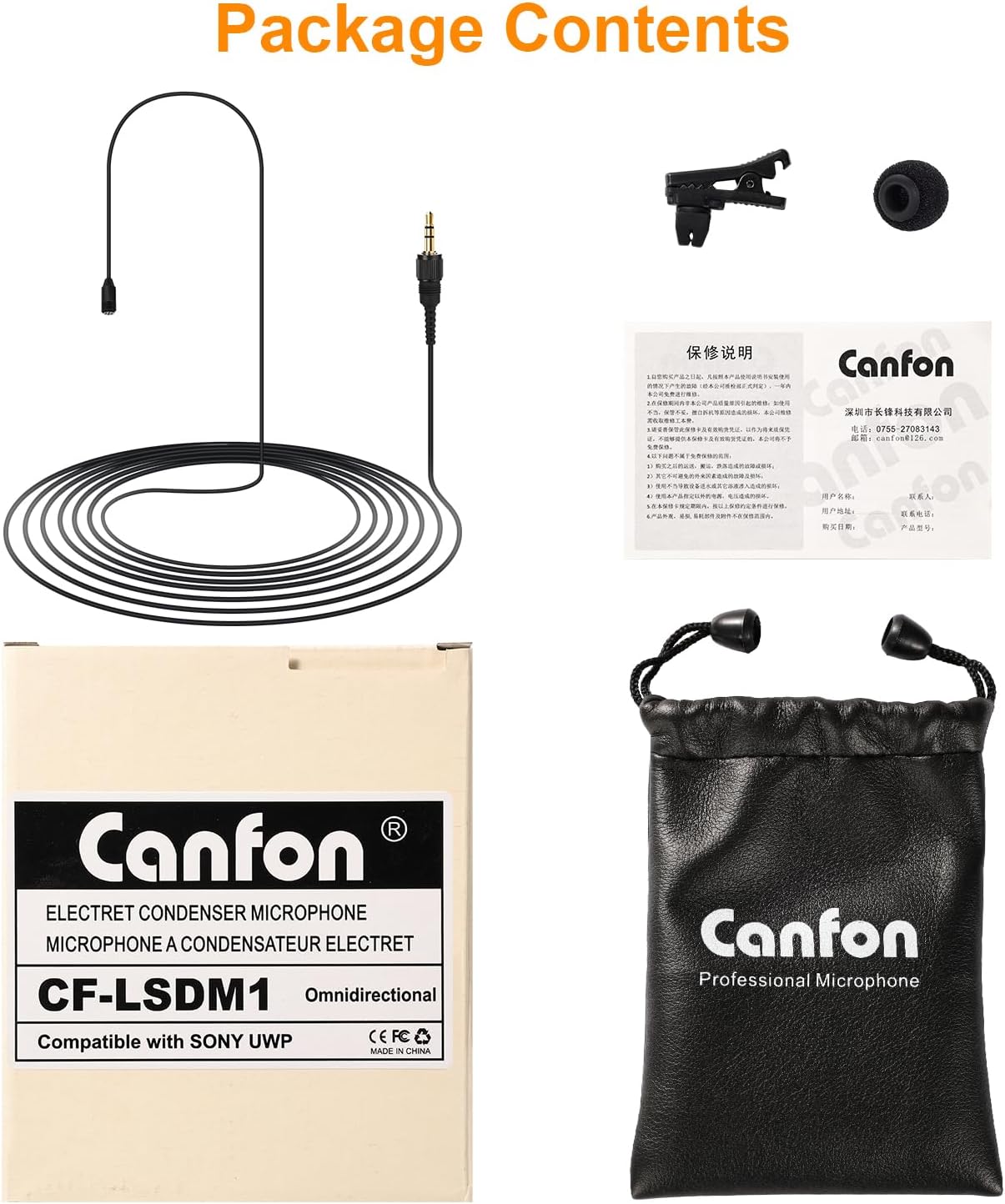 Omnidirectional Lavalier Microphone for UWP V1/D11/D21 Wireless Microphone System (Soft Pink)