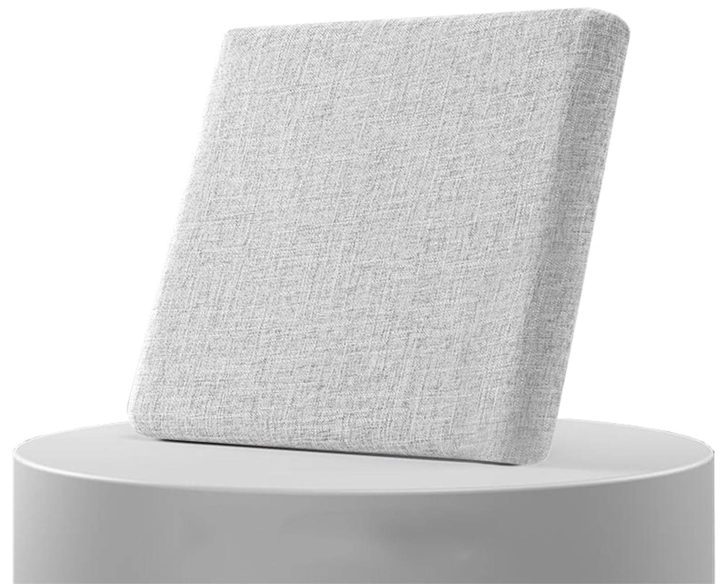 Coussin de chaise de bureau pour le jardin et la terrasse en lin gris