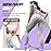 KUZARO Ankle Resistance Bands with Cuffs, Ankle Weights Bands for Working Out, Women Leg and Glutes Workout Equipment, Exercise Bands for Kickbacks, Butt and Booty Trainer, Home Gym Fitness Equipment
