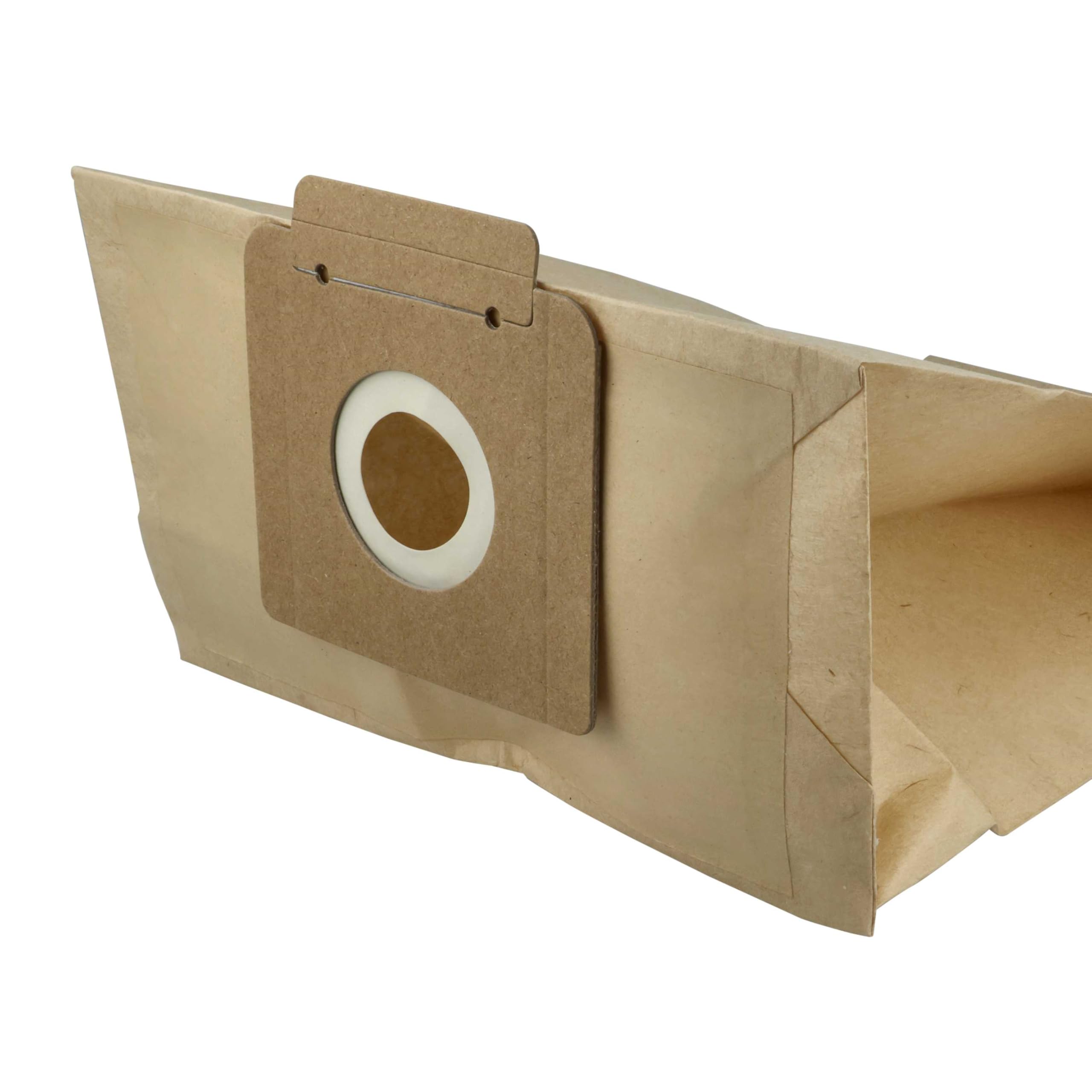 vhbw 50x bolsa compatible con Kärcher T 12/1 eco!effciency, T 12/1 Professional, T 12/1 Edition aspiradora - 23 cm x 22,5 cm marrón