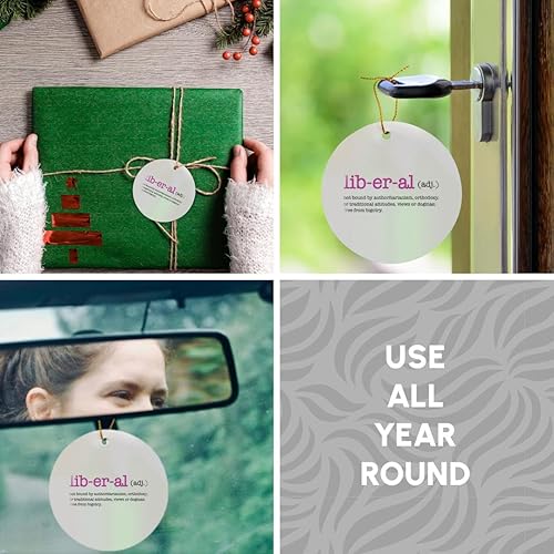 Vista 12 de 3dRose EvaDane – Quotes – liberal adj. rosa – adornos