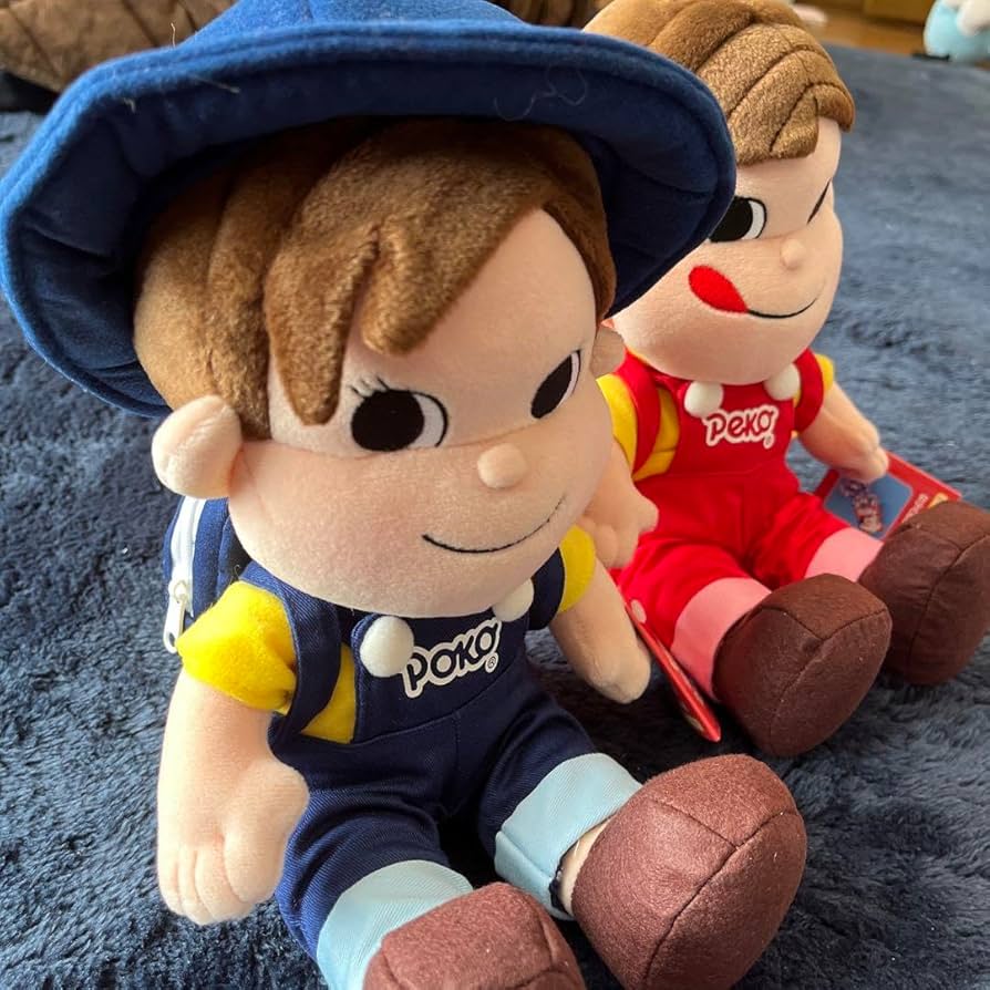 不二家 - 不二家⭐︎ペコちゃん＆ポコちゃん　ぬいぐるみ 不二家 - 不二家 ペコちゃん ポコちゃん ぬいぐるみの通販 by