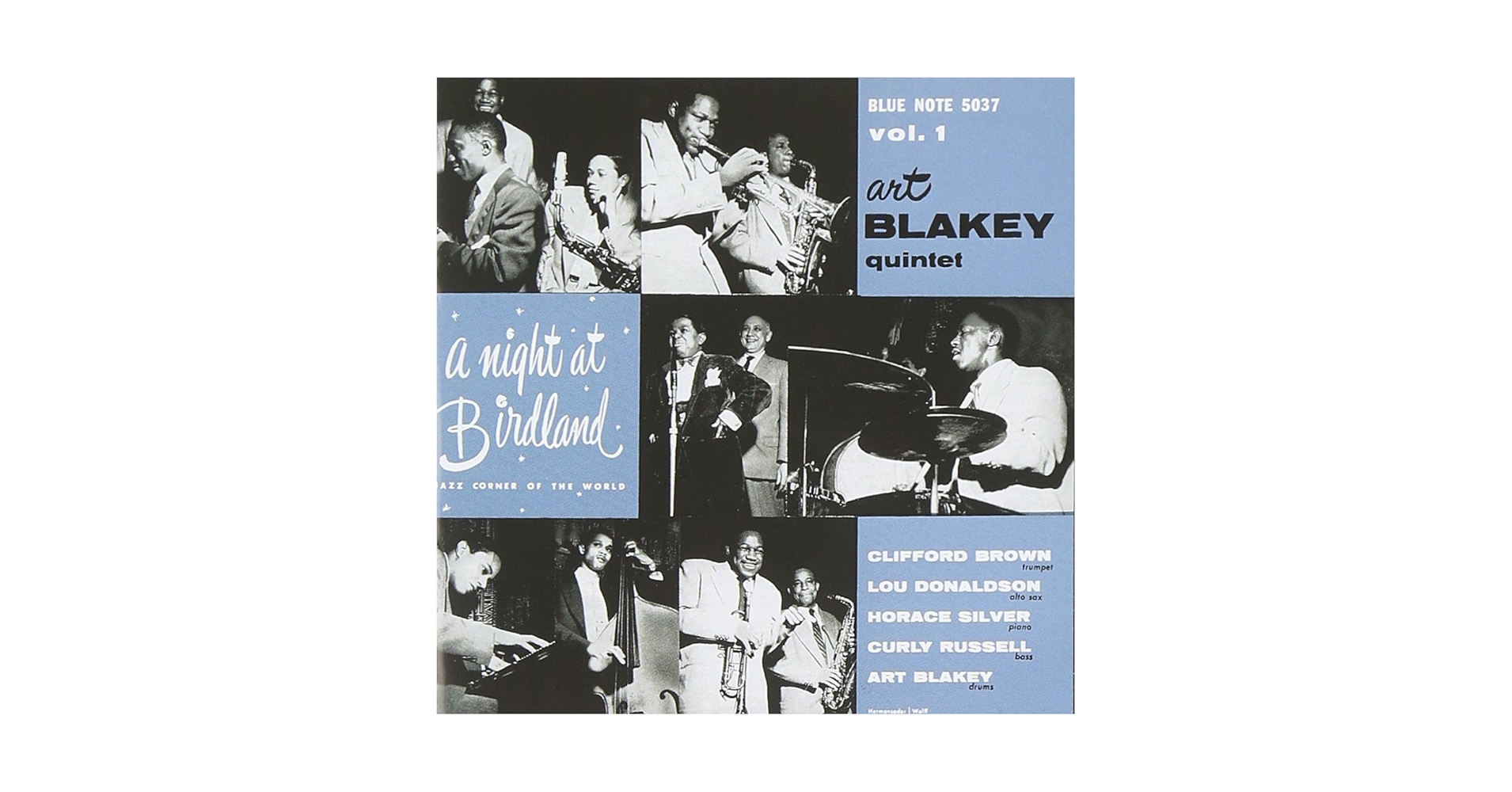 ART BLAKEY「A NIGHT AT BIRDLAND」レコード 未開封 Art Blakey, Clifford Brown, Lou Donaldson, Horace Silver