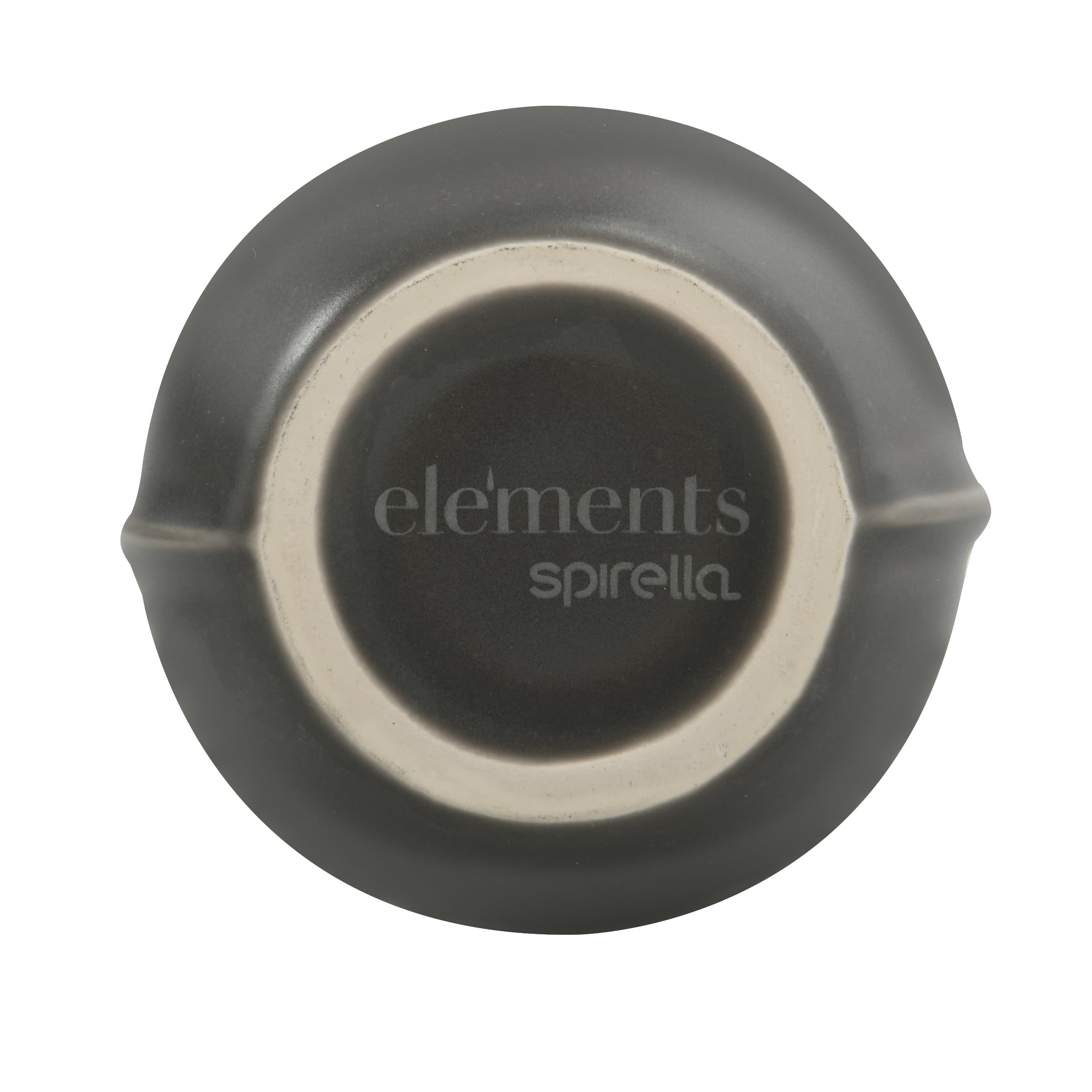 Spirella Distributeur de Savon Céramique Sense Antharcite-Matt Elements by