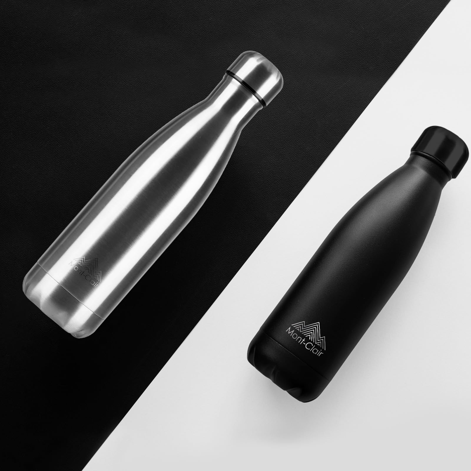 Mont-Clair l'O Stainless Steel Water Bottle, Vacuum Insulated, BPA Free, 12h Hot & 24h Cold Drinks - Image 4