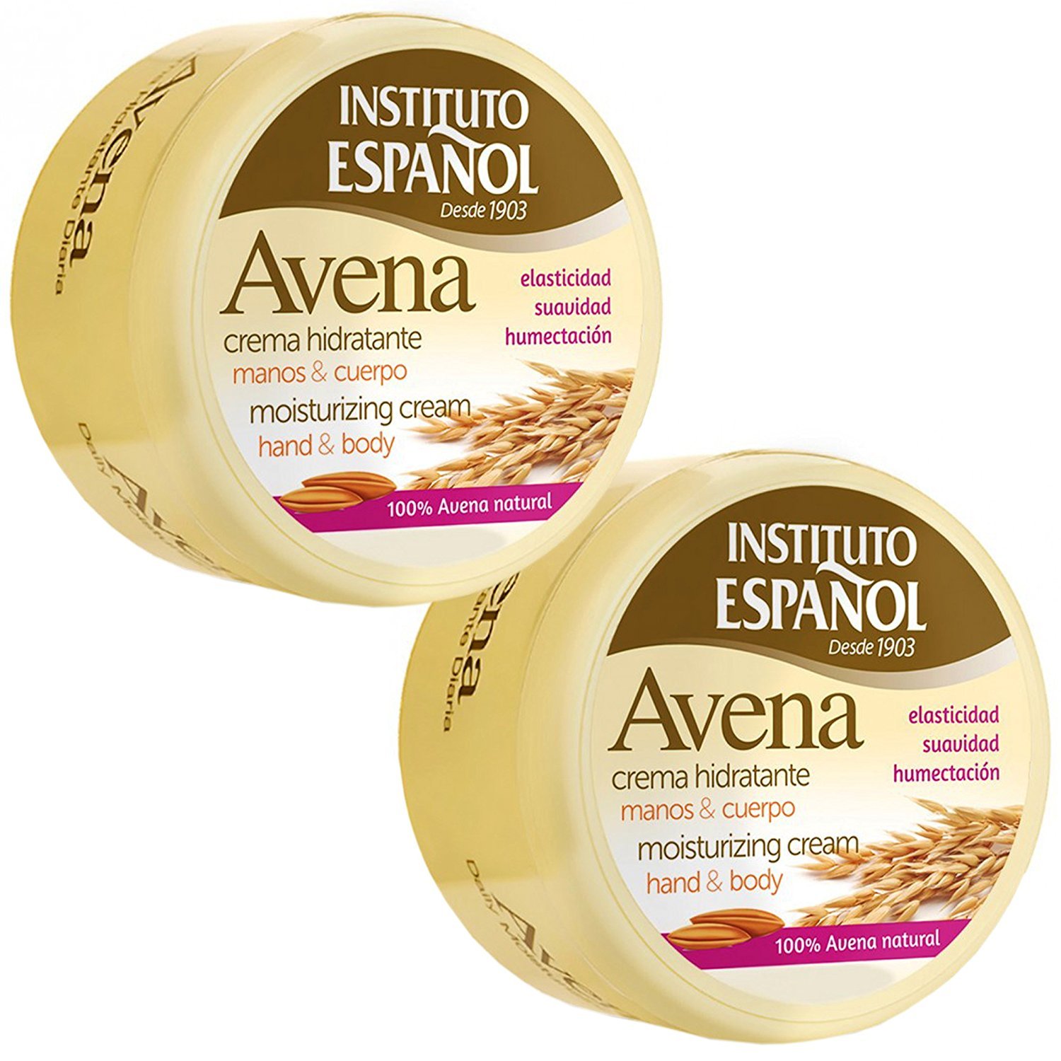 Instituto Espanol Avena Daily Moisturizing Hand & Body Cream, 6.8 Oz (Pack of 2)