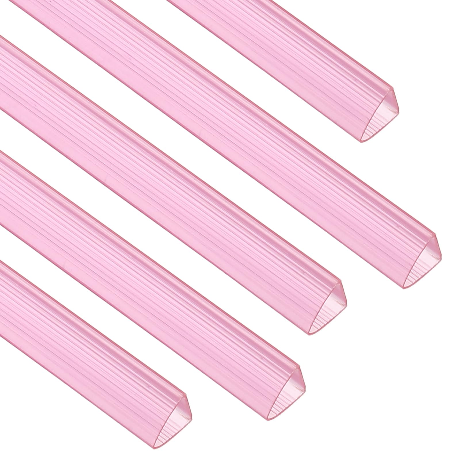 PATIKIL 30Pcs Binding Bars, 13x15mm Binding Bars Slide Grip 120 Sheets Capacity A4 Size Report Binder Presentation Binder for Study Office Report Cover Resume, Transparent Red