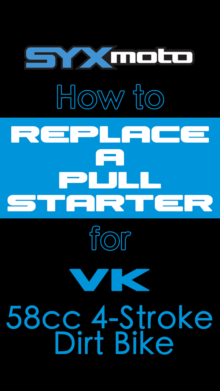 Amazon.com: SYX MOTO Pull Starter for 58cc/60cc Dirt Bike VK Pit