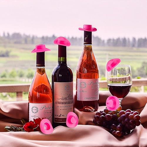 Miniatura 2 de 20 mini sombreros de vaquero rosa, mini sombrero de vaquera occidental de plástico para decoración de casa de muñecas