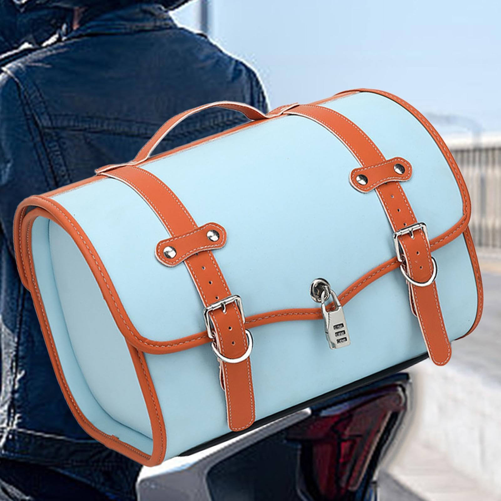 MotorTail Taschen, 33L Wasserdichter Rücksitz-Rucksack, Motorrad | Hecktasche, Outdoor-Sport, MotorTool-Tragetasche für Lagerung & Reisen