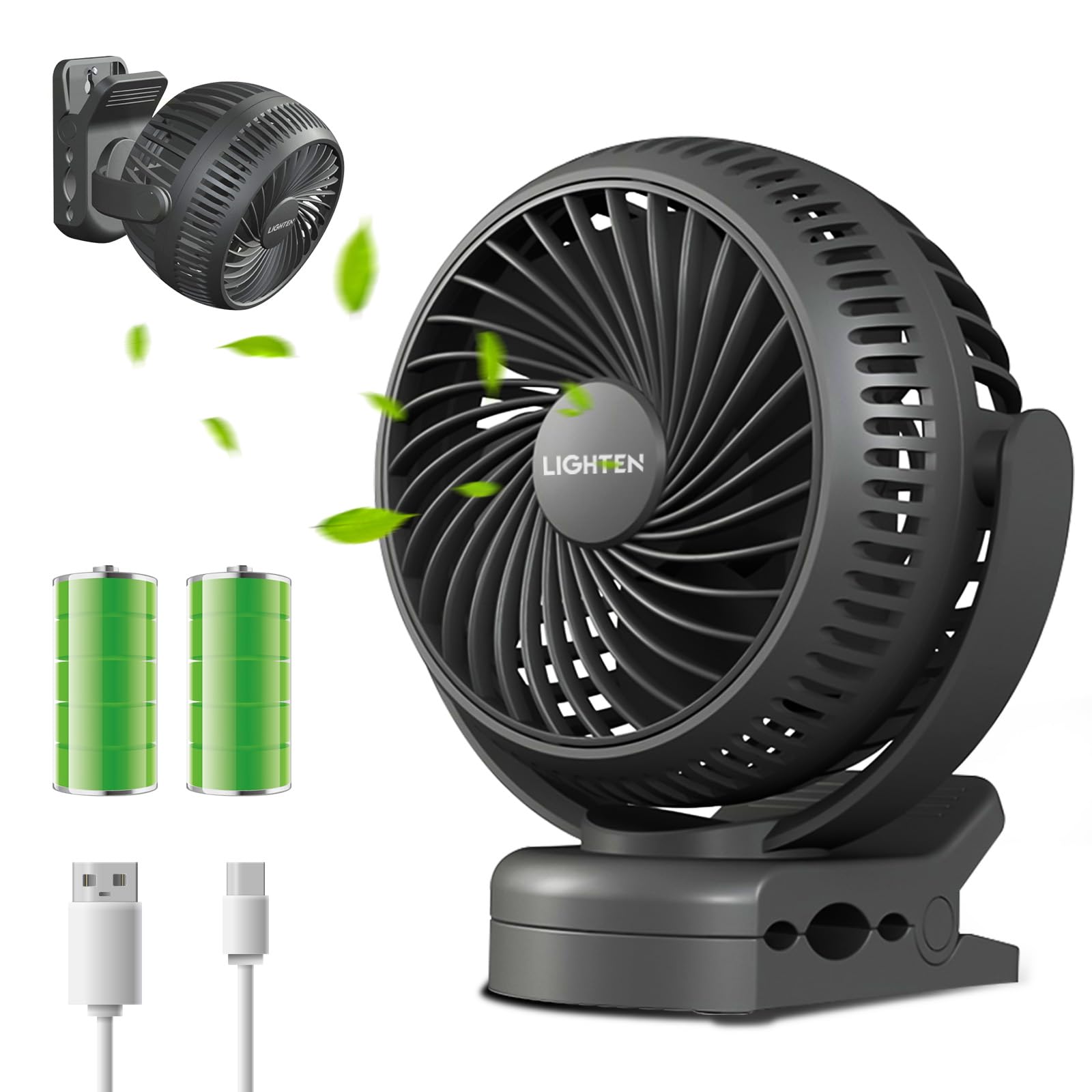 Amazon | 卓上扇風機 静音 クリップ式扇風機 スタンド式扇風機