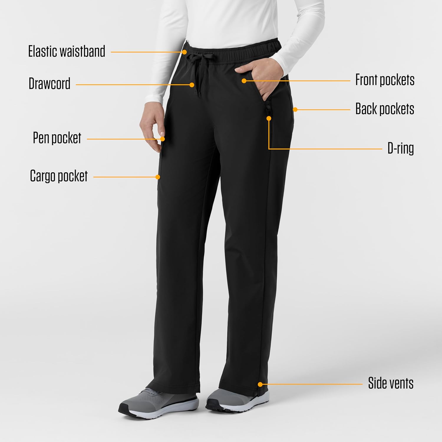 Carhartt Women's Women's Ripstop Bootcut Cargo Scrub Pant