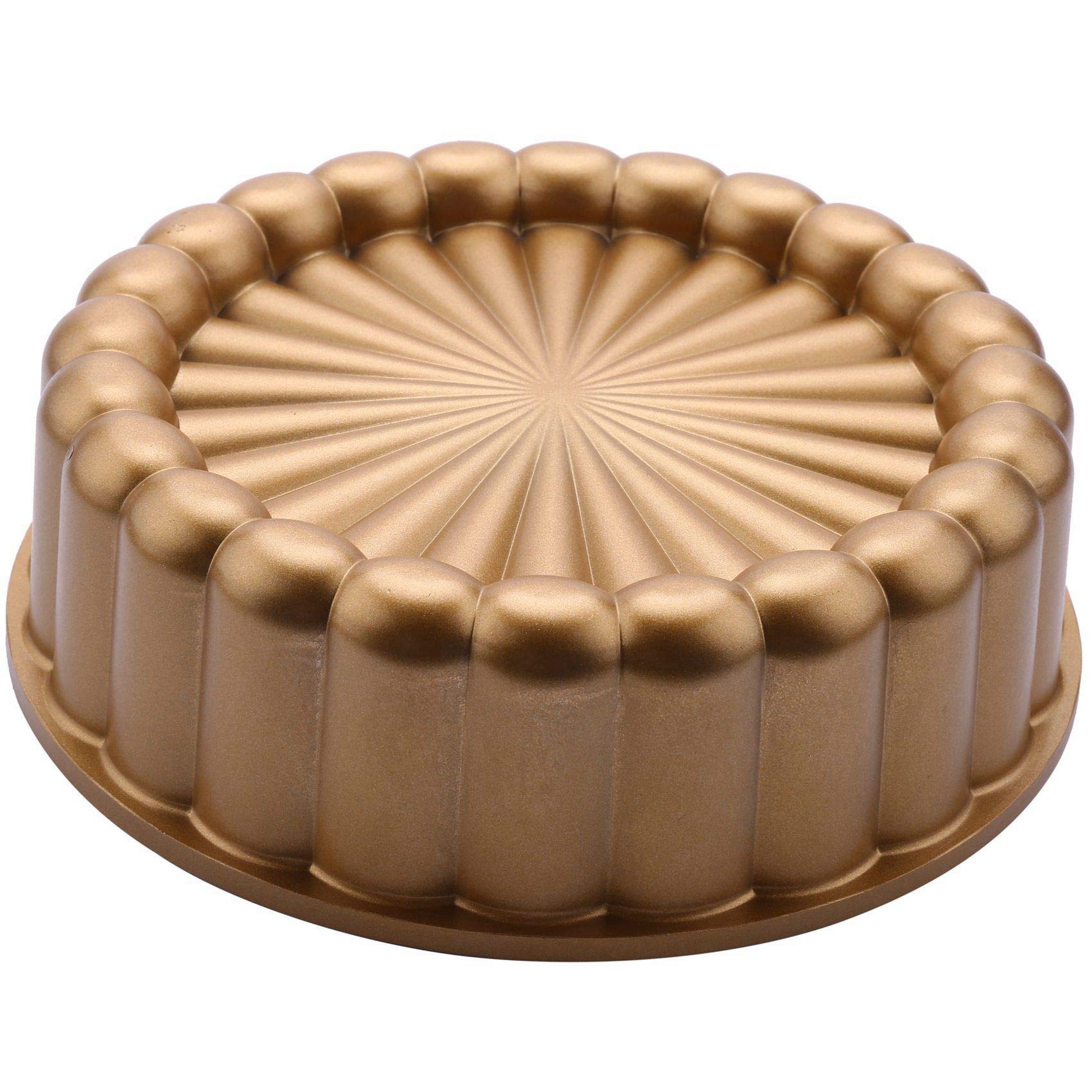 BEEK 2LV6 Moule à gâteau Kamenda Moule à charnière Moules à kouglof Taille unitaire Grrre, Or Remerciements Noël Famille Moule à gâteau en plastique