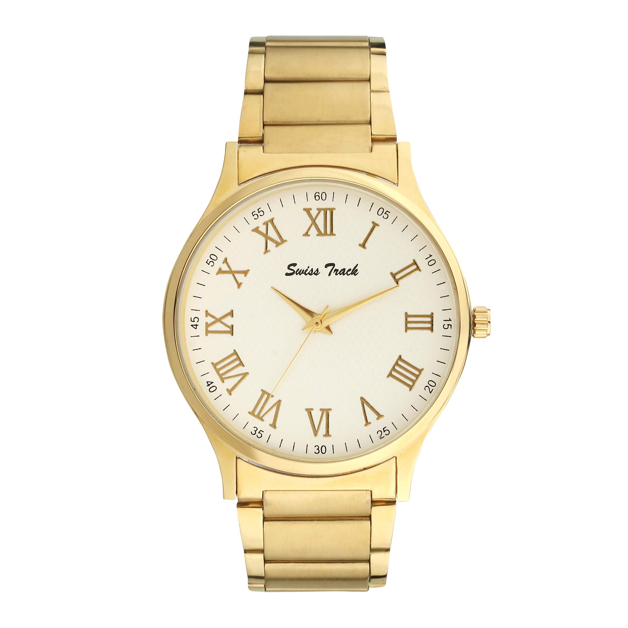 swiss trackAnalog Chain Strap Watch for Gift Man's/Boy's (Watch_ST_007) Pack of 1 Pc