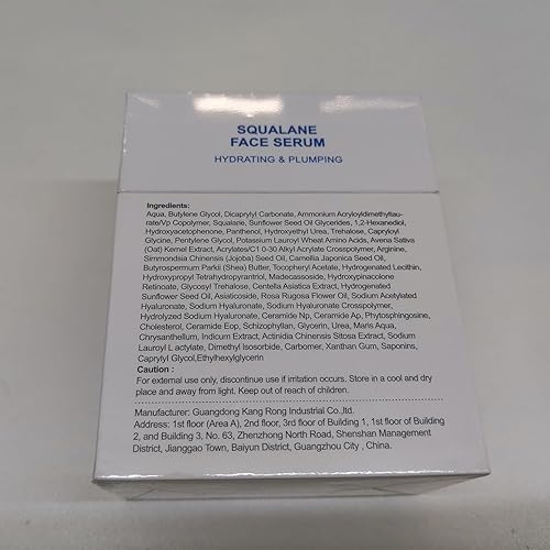 Miniatura 9 de Squalane + suero facial de ceramida con vitamina E, vitamina B5 y derivado de vitamina A, hidratación profunda y reparación de barrera cutánea y