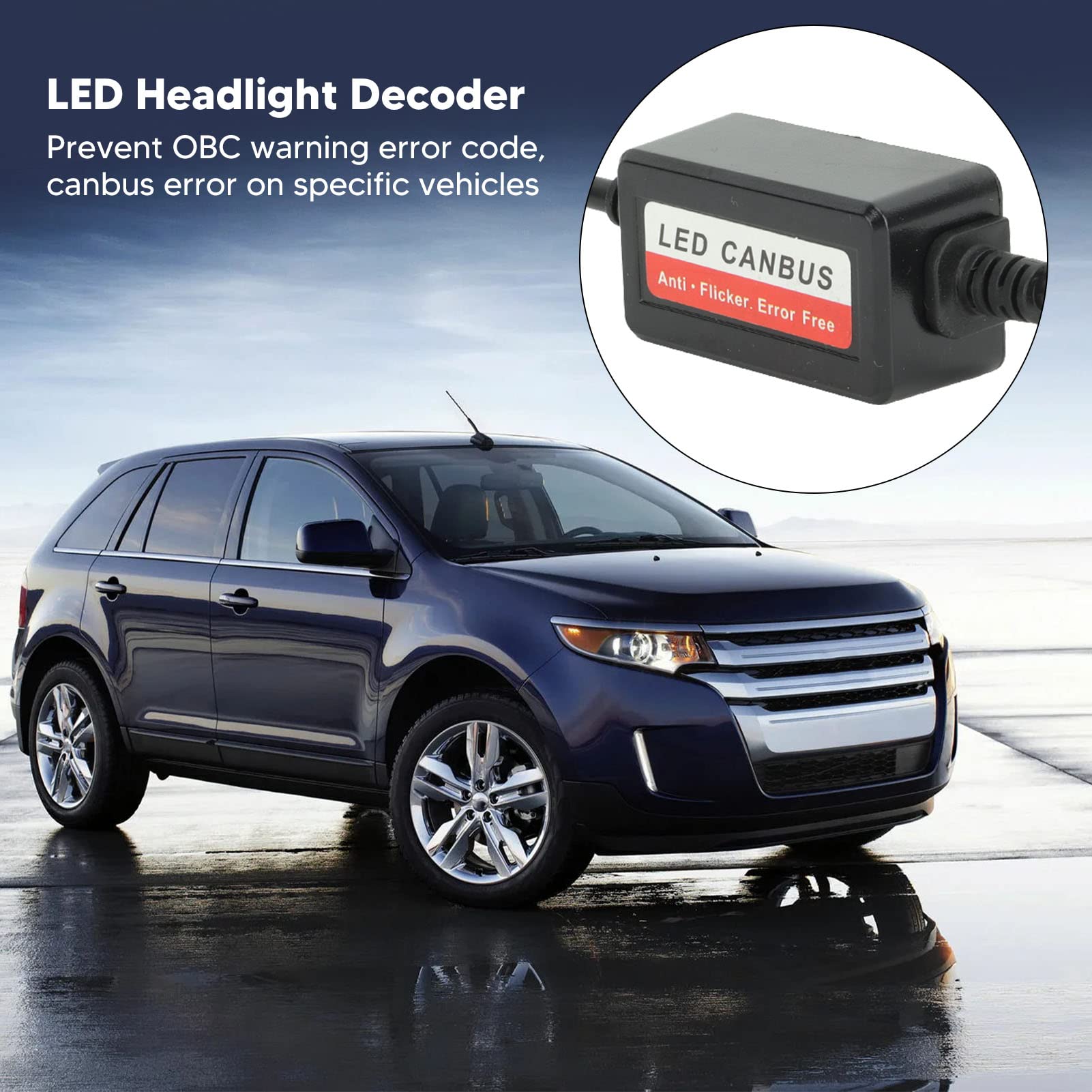 H8 H9 H11 Car Headlight LED Canbus Decoder - Image 3