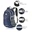 WATERFLY Lightweight Packable Hiking Backpack: 30L Foldable Travel Daypack Ultralight Camping Day Pack for Woman Man Dark Blue