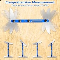 Vista 4 de Herramienta de plantilla de peldaños de escalera, plantilla de herramienta de peldaños de escalera de aleación de aluminio, herramienta de medición