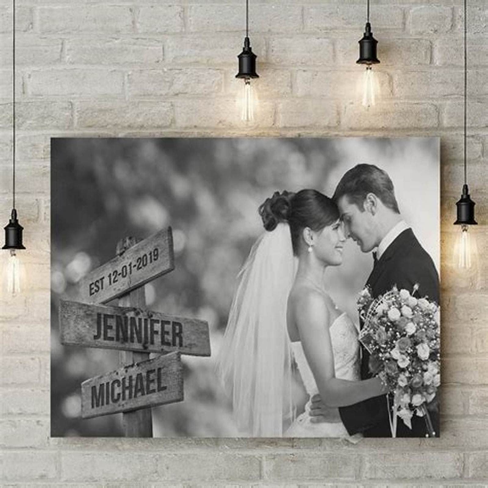 Lienzo Personalizado con Foto,Regalo decoración casa,Panorama Lienzo Personalizado,Lienzos Personalizados con Foto, Lienzo Impreso sobre Bastidor Diferentes tamaños (40x60cm,NO Frame)