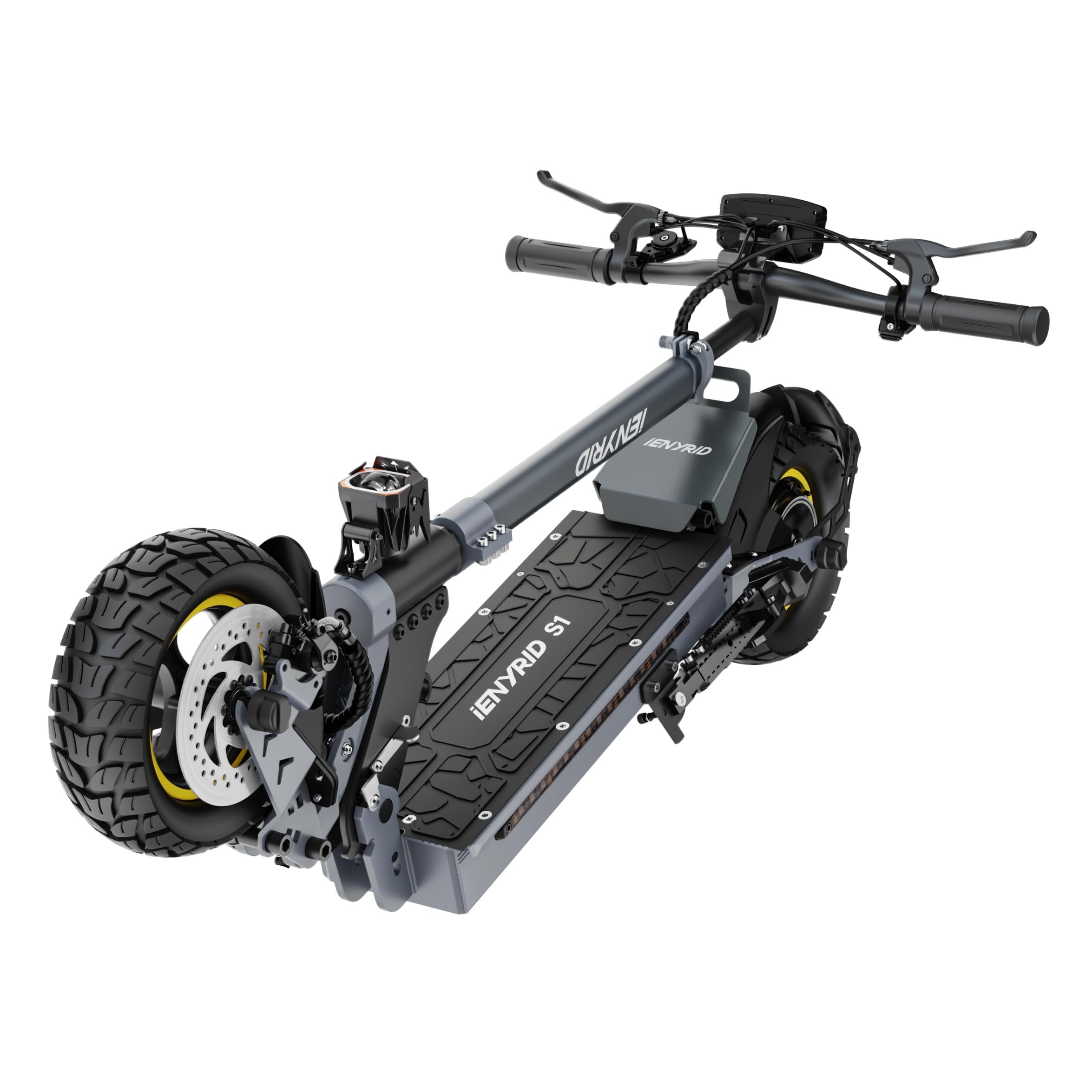 S1 Electric Scooter Adults 1200W Peak Motor Off Road Electric Scooter Up to 30 Miles Range 28MPH 10