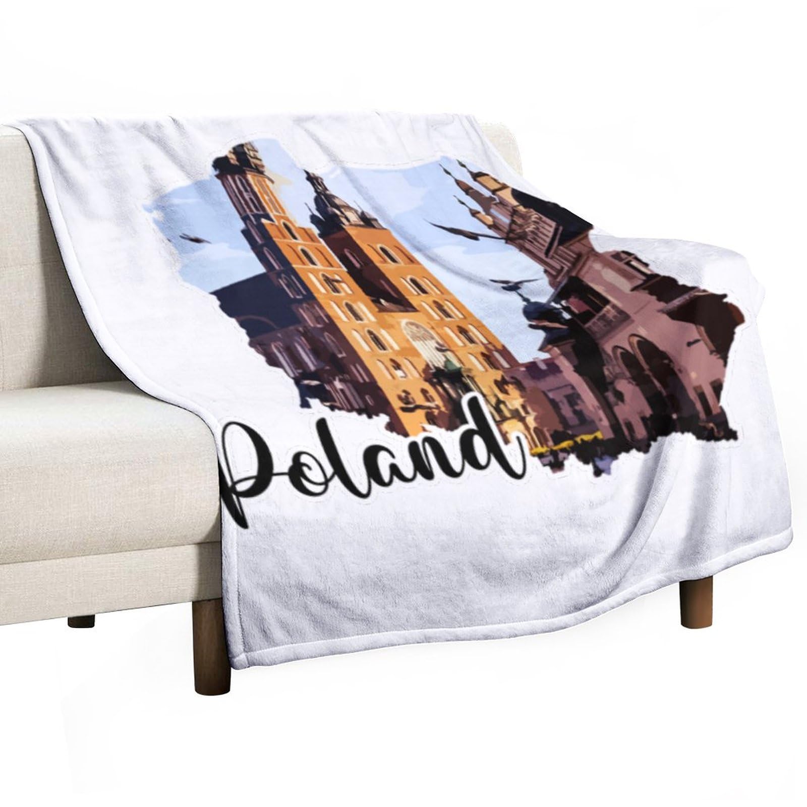 Couverture polaire Pologne légère pour stopper le froid sans étouffer