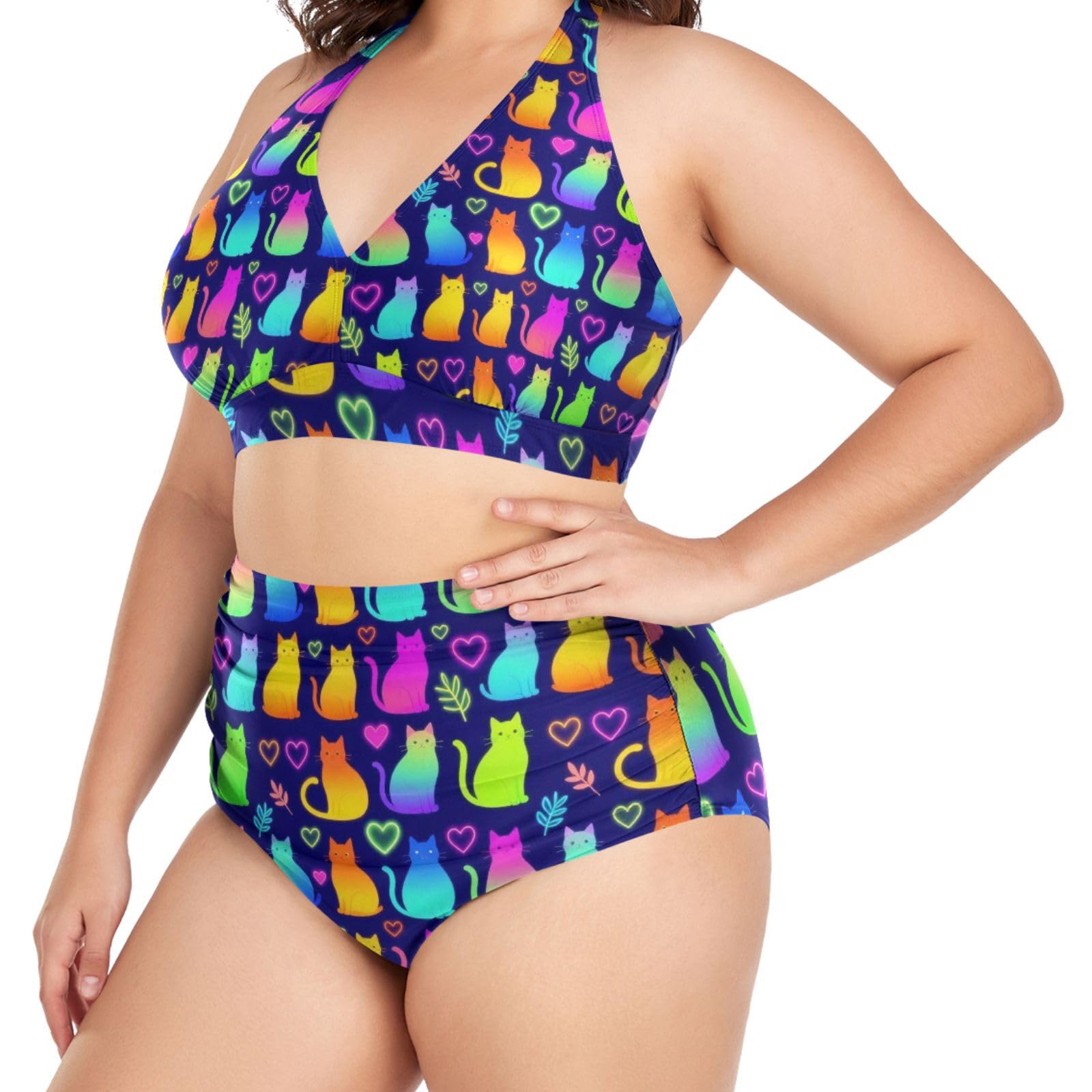 FRODOTGV Stroje kąpielowe damskie plus size L-4XL