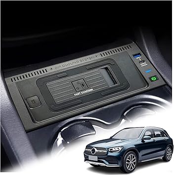 inbekea new wireless car charger15w fast wireless charging pad for mercedes b enz 2012 2015 mlgl 2016 2019 gleglscenter console wireless charg