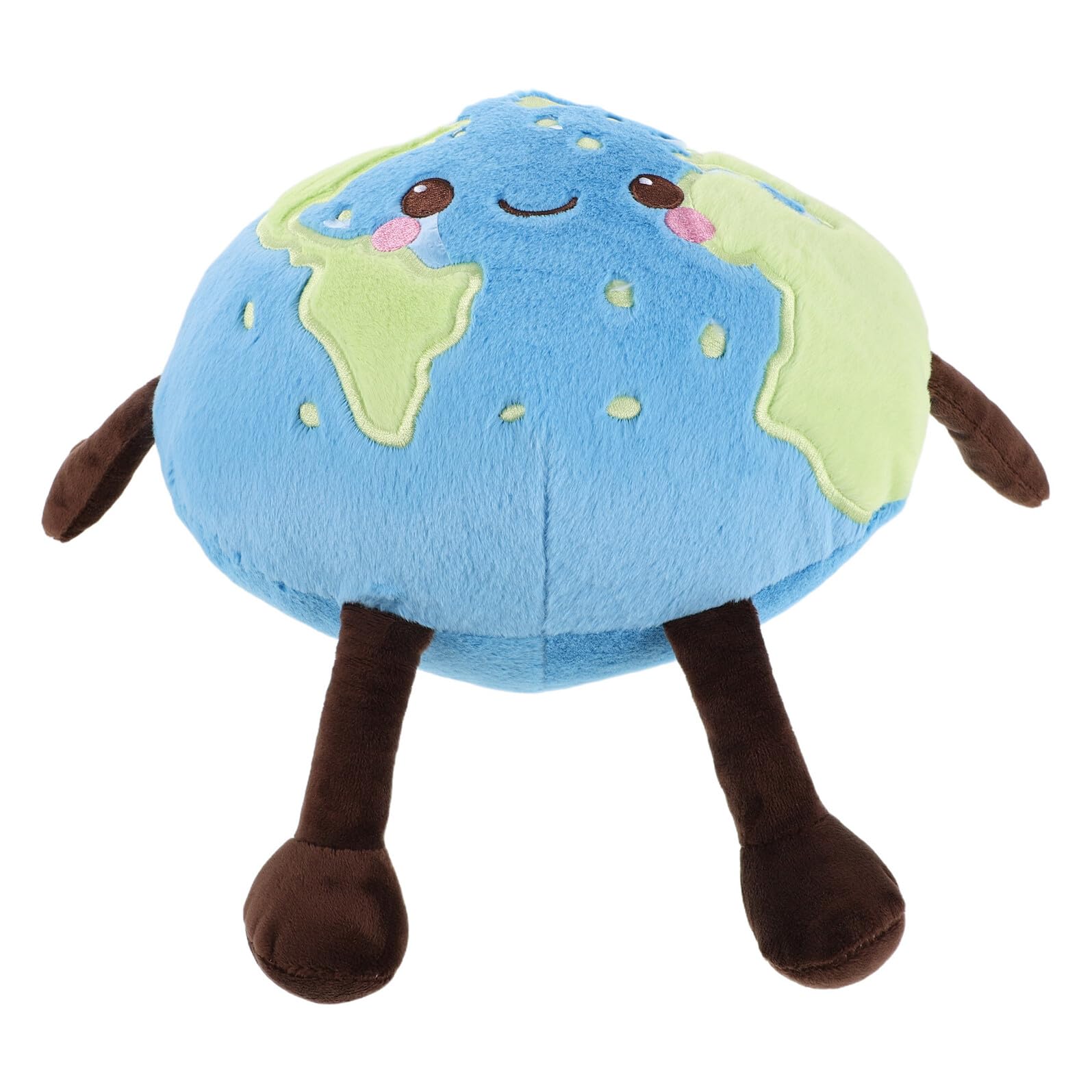 Abaodam Peluche Planète Terre Ronde en Tissu Pelucheux Doux Coussin Éducatif Scientifique pour Décoration Chambre Garçon et Filles Peluche Astronomie Spatial Anniversaire Éducatif