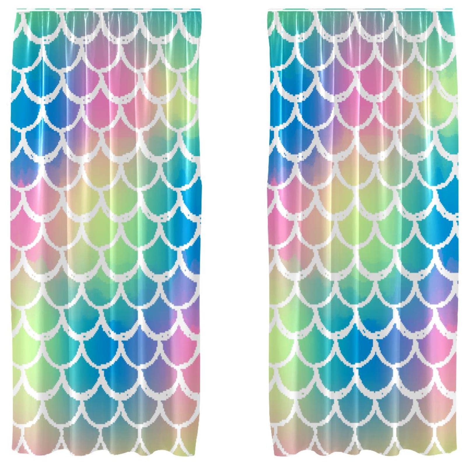 Cortinas de sirena para cuarto infantil: dale color, magia y un descanso feliz
