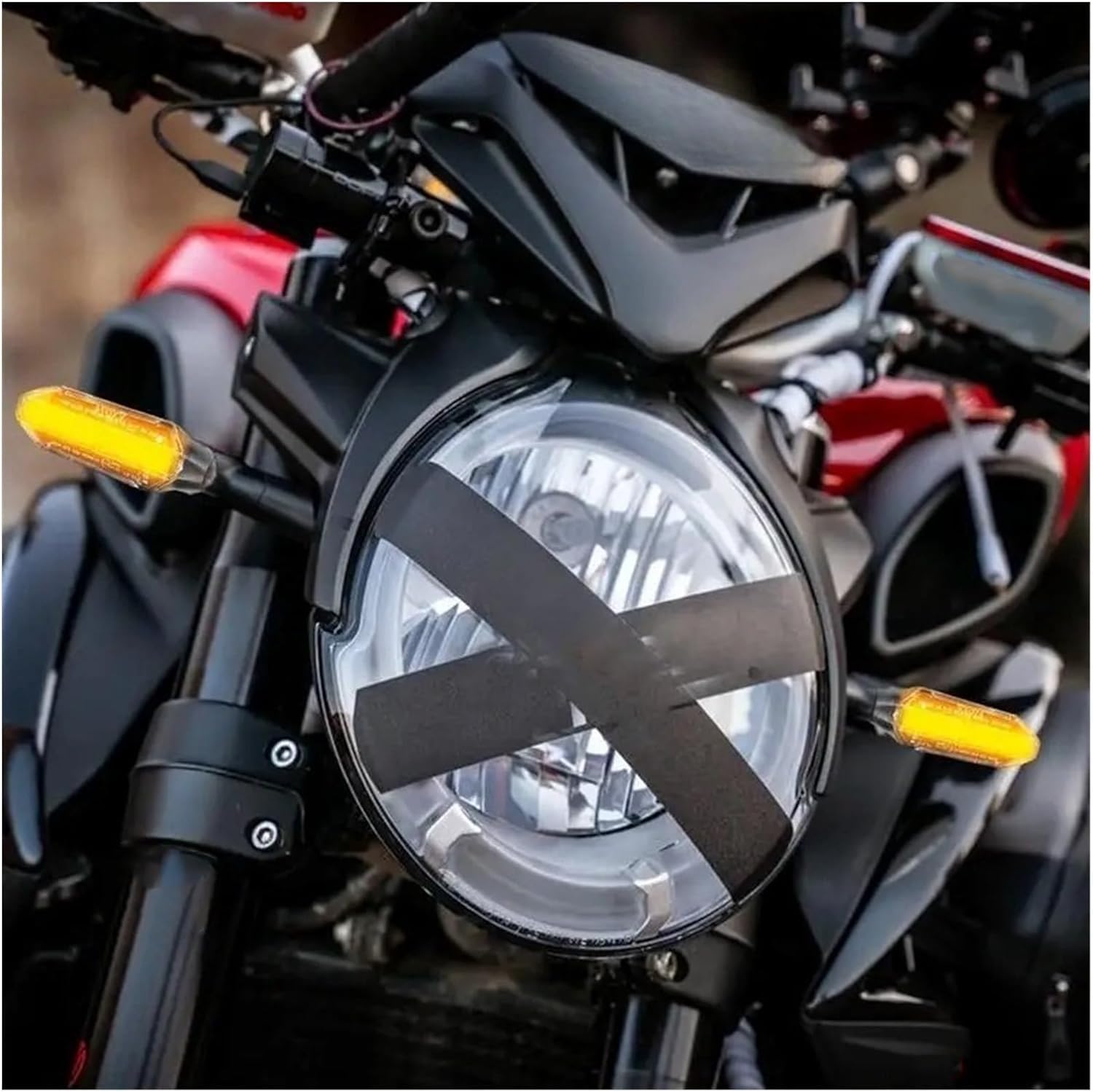Mini uniwersalne wskaźniki Kierunkowskazy motocyklowe 2 szt. uniwersalne tylne światła LED motocyklowe wodoodporne bursztynowe migacze kierunkowskazy tylne światła akcesoria do lamp Dla motocykl